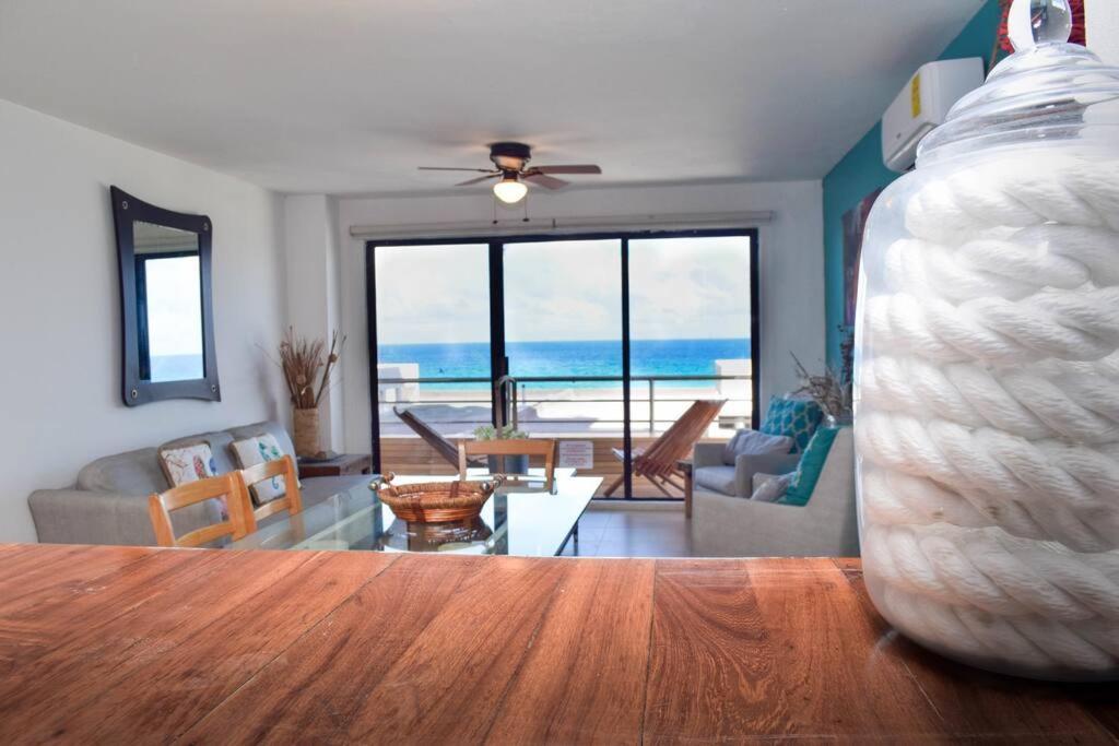Ocean View Apartment, Best Beach Area, 3 Bedrooms Cancún Exteriör bild