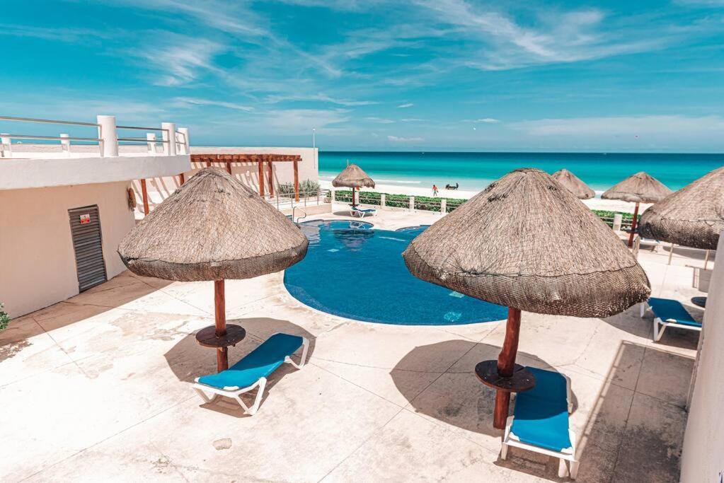 Ocean View Apartment, Best Beach Area, 3 Bedrooms Cancún Exteriör bild