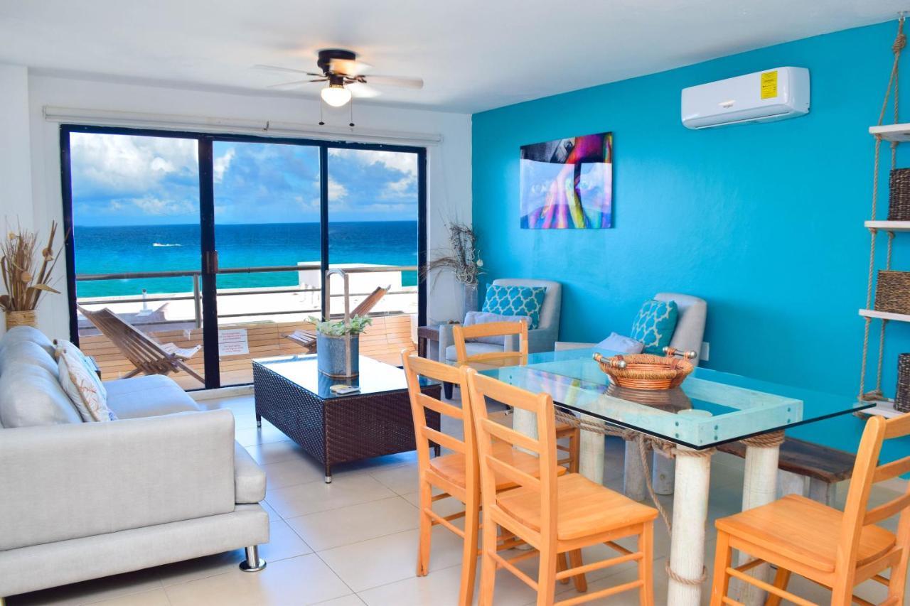 Ocean View Apartment, Best Beach Area, 3 Bedrooms Cancún Exteriör bild